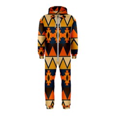 Aztec Mexico Inca Mayan Design Hooded Jumpsuit (kids)