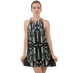 Hey Mister Nick Screenshot 2025-03-14 At 12 02 18?am Eclectic Beauty Updated Beautiful People Halter Tie Back Chiffon Dress