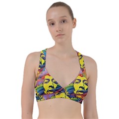 Psychedelic Rock Jimi Hendri Sweetheart Sports Bra
