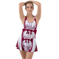 University Of Chicago Ruffle Top Dress Swimsuit by avitendut