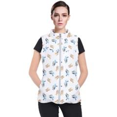 Bluey Pattern Women s Puffer Vest