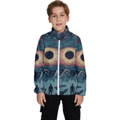 Monsters Nightmare Kids  High Neck Windbreaker by Tsamara