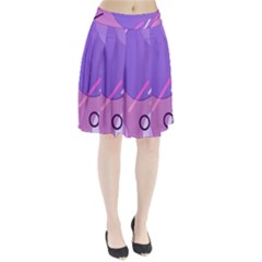 Colorful Labstract Wallpaper Theme Pleated Skirt