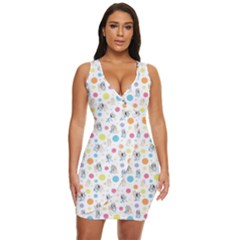 Bluey, Bluey Merch, Bluey Pattern, Bluey Bluey, Bingo, Bluey Design, Bluey Dog Draped Bodycon Dress