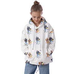 Bluey, Bluey Merch, Bluey Pattern, Bluey Bluey, Bingo, Bluey Design, Bluey Dog Kids  Oversized Hoodie