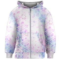 Digital Art Artwork Abstract Pink Purple Kids  Zipper Hoodie Without Drawstring