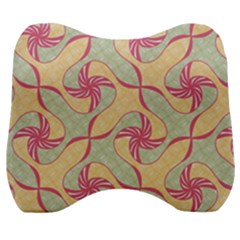 Abstract Pattern Design Scrapbooking Velour Head Support Cushion
