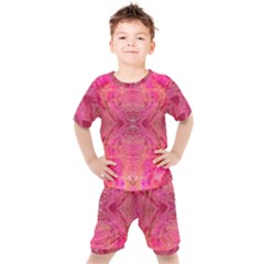 Pink Pour  Kids  T-shirt And Shorts Set