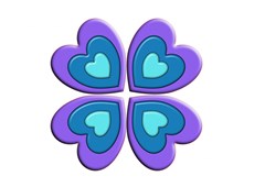 light blue heart images