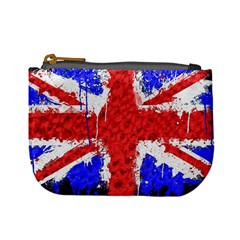 Distressed British Flag Bling Coin Change Purse