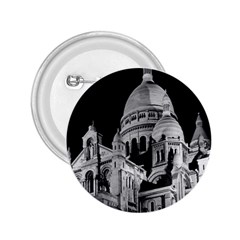 Vintage France Paris The Sacre Coeur Basilica 1970 Regular Button (round)