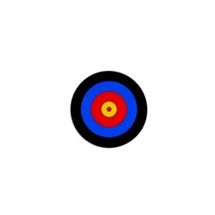 Target 1  Mini Button Magnet by hlehnerer