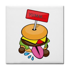 Burgeryumm Ceramic Tile by Walands