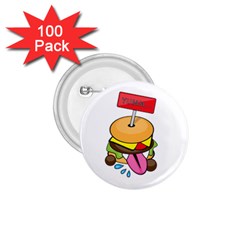 Burgeryumm 1 75  Button (100 Pack) by Walands
