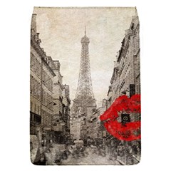 Elegant Red Kiss Love Paris Eiffel Tower Removable Flap Cover (small) by chicelegantboutique