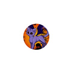 Serukivampirecat 1  Mini Button by Kittichu