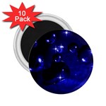 Blue Dreams 2.25  Button Magnet (10 pack) Front
