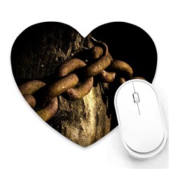 Chain Mouse Pad (heart) by Siebenhuehner