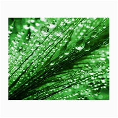 Waterdrops Glasses Cloth (small, Two Sided) by Siebenhuehner