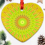 Mandala Heart Ornament (Two Sides) Front