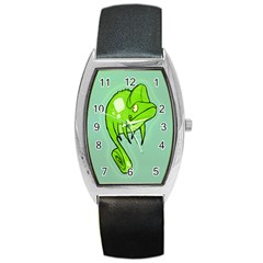 Lucky Lizard Tonneau Leather Watch by Contest1780262