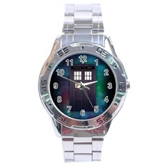 The Time Traveler Stainless Steel Watch by Contest1748470