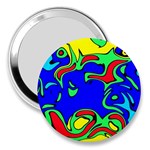 Abstract 3  Handbag Mirror Front