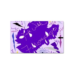 Life With Fibro2 Sticker (rectangle) by FunWithFibro