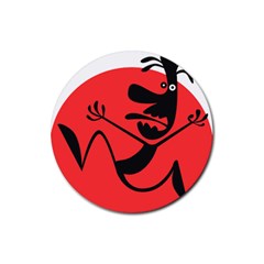 Running Man Drink Coasters 4 Pack (round) by StuffOrSomething