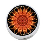 Flaming Sun 4-Port USB Hub (Two Sides) Front