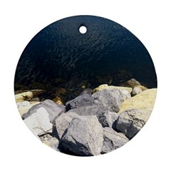 Atlantic Ocean Round Ornament (two Sides) by DmitrysTravels