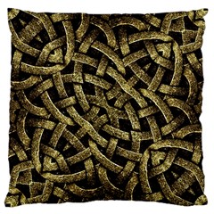 Ancient Arabesque Stone Ornament Large Cushion Case (two Sided)  by dflcprints