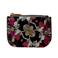 Floral Arabesque Decorative Artwork Coin Change Purse by dflcprints