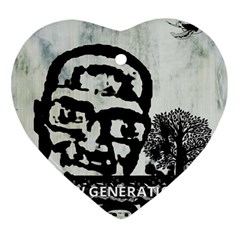 M G Firetested Heart Ornament