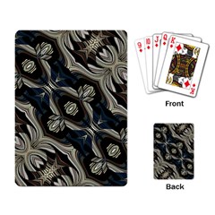 Fancy Ornament Print Playing Cards Single Design by dflcprints