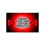 Create Your Own Custom Products And Gifts Sticker (Rectangle) Front