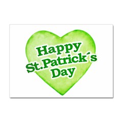 Happy St Patricks Day Design A4 Sticker 100 Pack by dflcprints