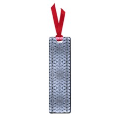 Futuristic Geometric Pattern Design Print In Blue Tones Small Bookmark by dflcprints
