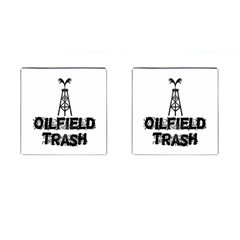 Oilfield Trash Cufflinks (square) by oilfield