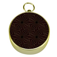 Tribal Geometric Vintage Pattern  Gold Compass by dflcprints