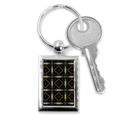 Faux Animal Print Pattern Key Chain (rectangle) by GardenOfOphir