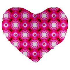 Cute Pretty Elegant Pattern 19  Premium Heart Shape Cushion