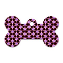 Cute Pretty Elegant Pattern Dog Tag Bone (one Sided) by GardenOfOphir