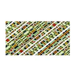 Colorful Tribal Geometric Print Satin Wrap by dflcprintsclothing