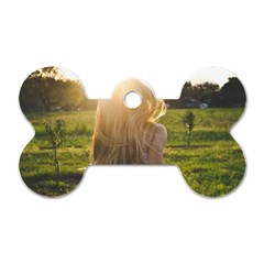 Sophia Dog Tag Bone (two Sided) by boho