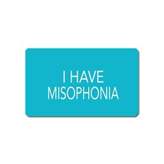 Misophonia Awareness Magnet (name Card)