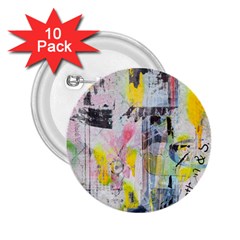 Graffiti Graphic 2 25  Button (10 Pack)