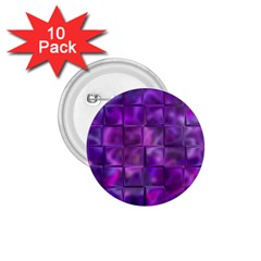 Purple Squares 1 75  Button (10 Pack) by KirstenStar
