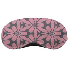 Pink Flowers Pattern Sleeping Mask by LalyLauraFLM