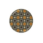 Faux Animal Print Pattern Hat Clip Ball Marker (10 pack) Front